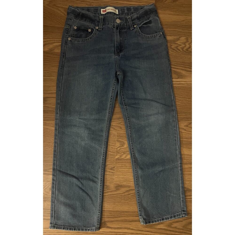 Levi's 505 Jeans Boys 10 Husky 30x26 Medium Wash Regular Fit Straight Leg
